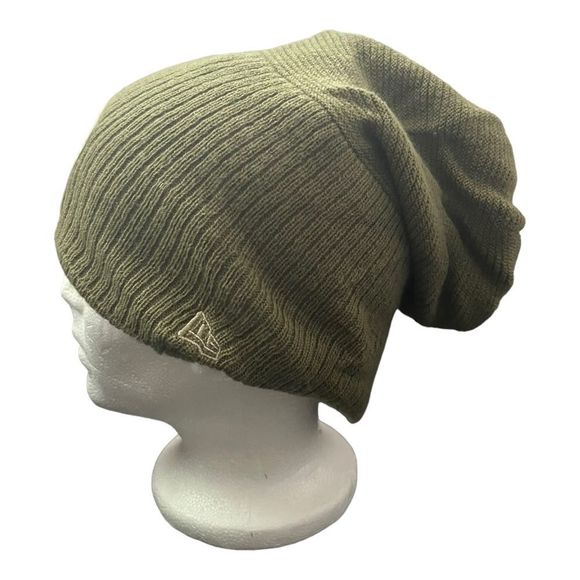 Youth New Era NFL Denver Broncos Army Green Winter Hat - Picture 2 of 4